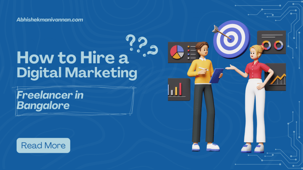 Image showing how to Hire a digital marketing freelancer in banglore